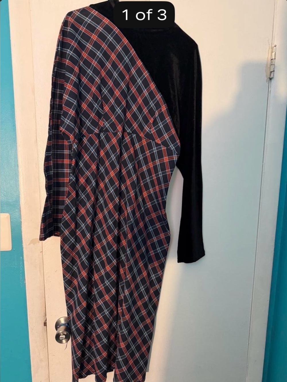 Women’s Black & Red Plaid dress